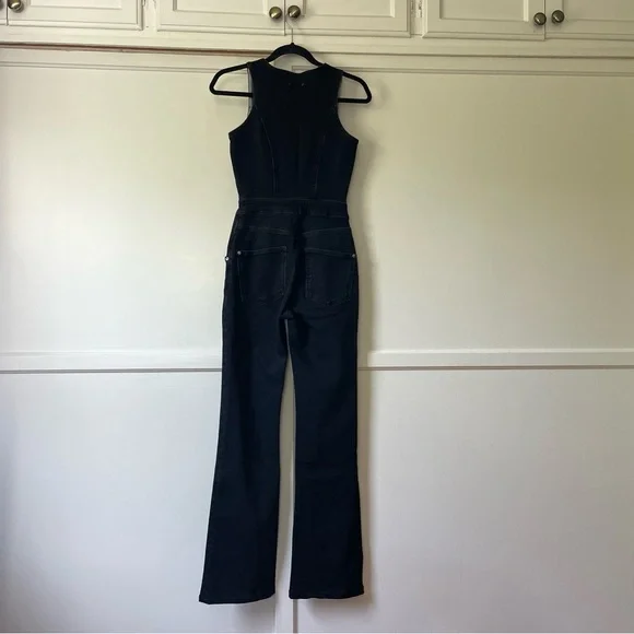 Pilcro Button Down Denim Jumpsuit - Picture 3 of 10